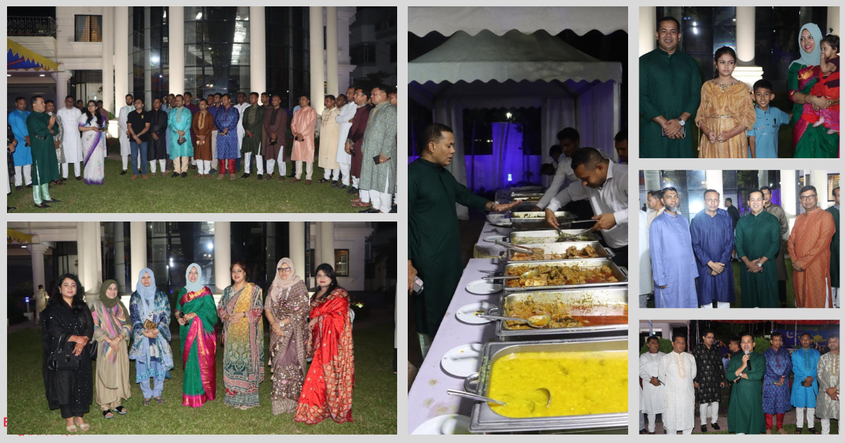 ঢাকা জেলা পুলিশ সুপারের বাংলোয় ঈদ পুনর্মিলনী অনুষ্ঠান অনুষ্ঠিত