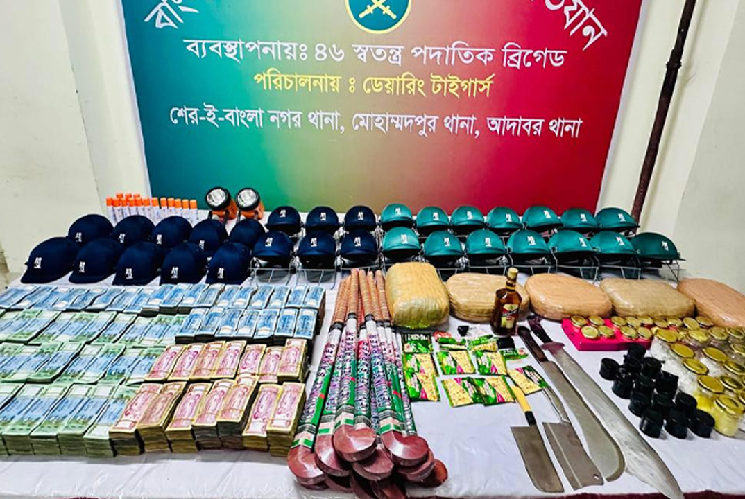 ‘বুনিয়া সোহেলে’র আস্তানায় অভিযান, ককটেল-গানপাউডারসহ কোটি টাকা উদ্ধার