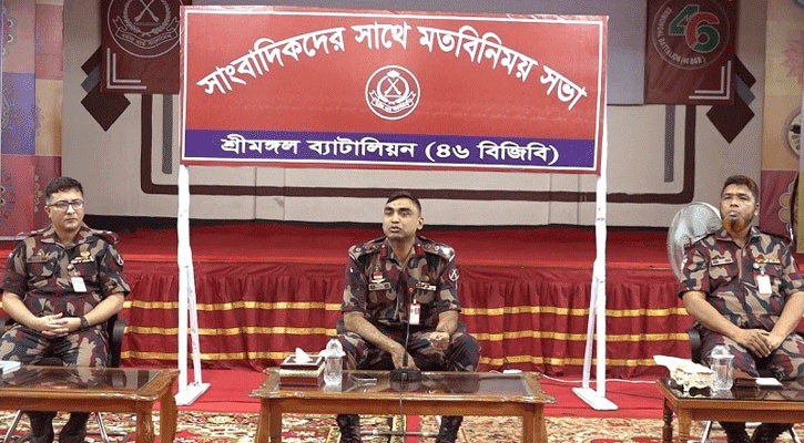 মৌলভীবাজারে ‘পুশ ইন’ বিষয়ে ৪৬ বিজিবি’র মতবিনিময়