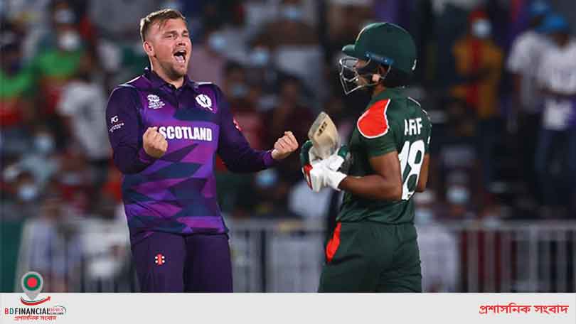 বাংলাদেশকে ৬ রানে হারালো স্কটল্যান্ড