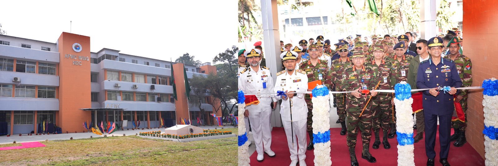 আর্মড ফোর্সেস ওয়ার কোর্স উইং উদ্বোধন