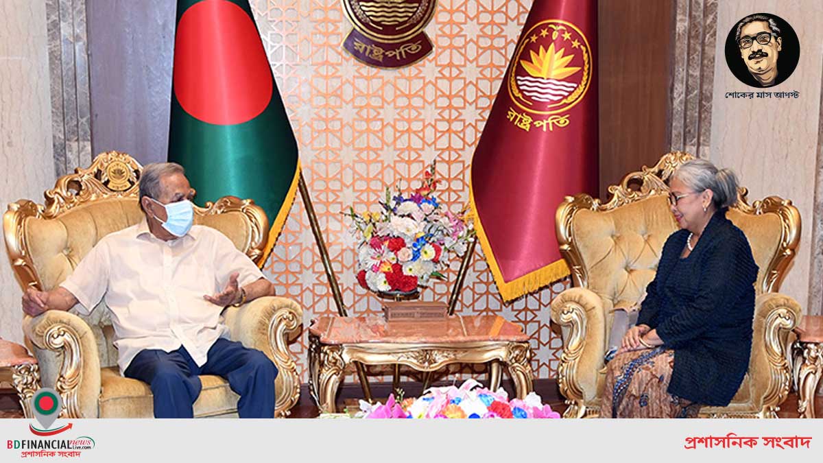 রাষ্ট্রপতি আবদুল হামিদের সঙ্গে ইন্দোনেশীয় রাষ্ট্রদূতের বিদায়ী সাক্ষাৎ