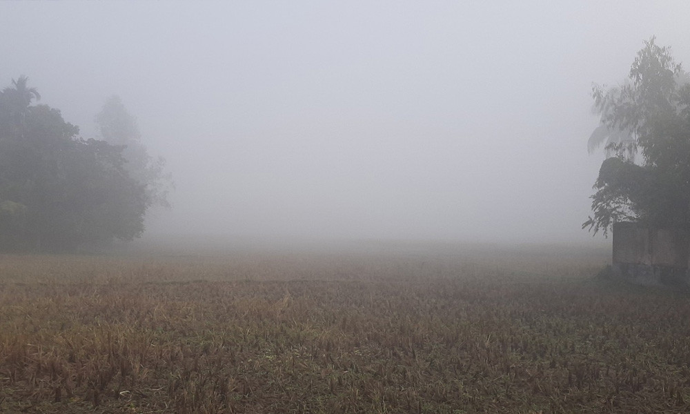 ৯.৬ ডিগ্রি সেলসিয়াস তাপমাত্রায় কাঁপছে শ্রীমঙ্গল