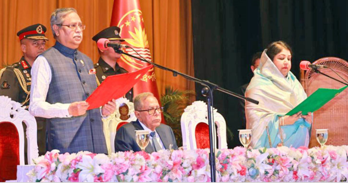 ২২তম রাষ্ট্রপতি হিসেবে শপথ নিলেন মো. সাহাবুদ্দিন