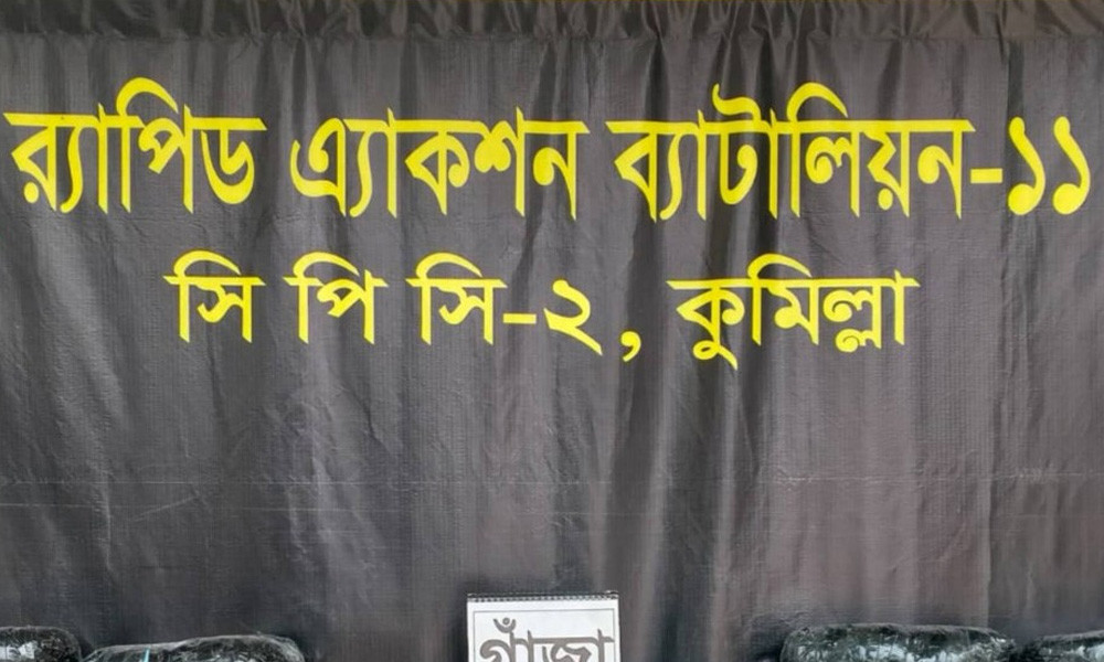 বুড়িচংয়ে বিপুল গাঁজাসহ ২ মাদক কারবারি গ্রেপ্তার