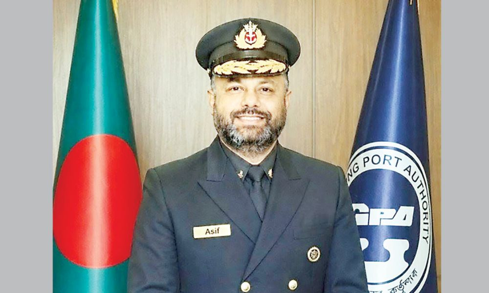 সামুদ্রিক সেক্টরের সর্বোচ্চ সম্মাননা পাচ্ছেন চট্টগ্রাম বন্দরের ক্যাপ্টেন আসিফ