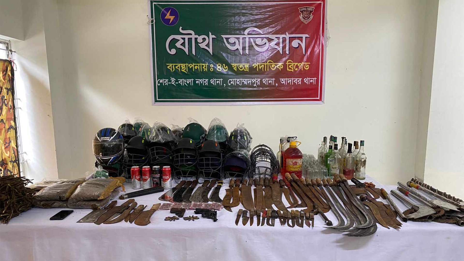 মোহাম্মদপুরে জেনেভা ক্যাম্পে যৌথ বাহিনীর বড় অভিযান, মিললো যেসব