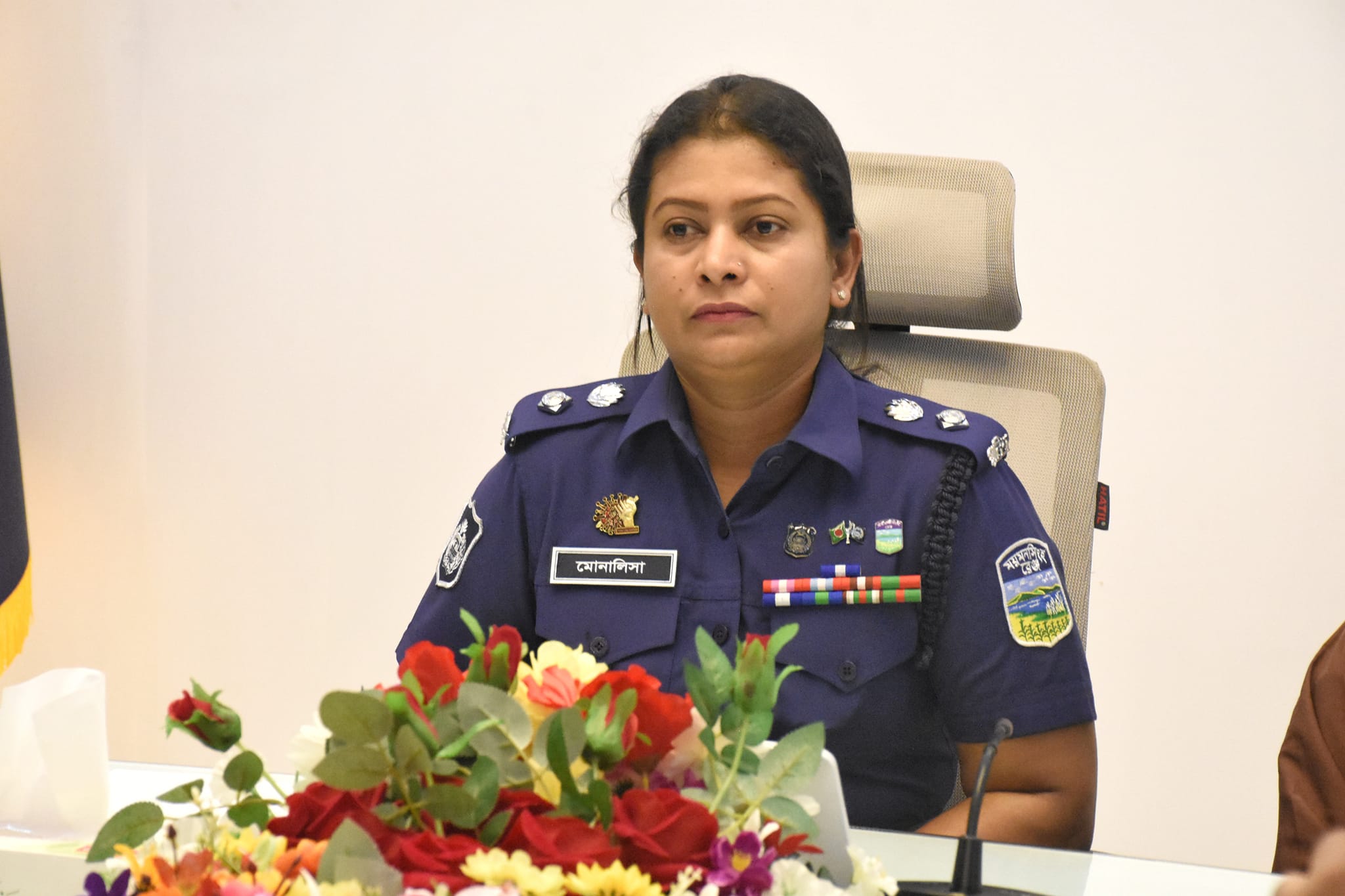 পরিচিতি ও মতবিনিময় করলেন নবাগত পুলিশ সুপার জনাব মোনালিসা বেগম, পিপিএম-সেবা