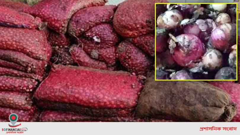বন্দরের গুদামেই পচছে পেঁয়াজ, বিক্রি ১০ টাকা কেজি দরে