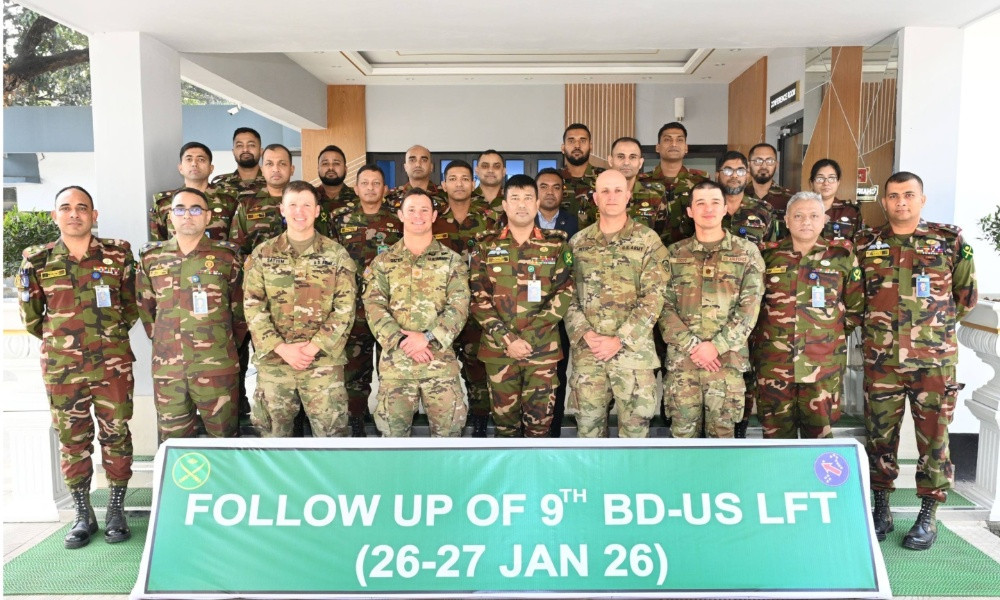 শেষ হলো বাংলাদেশ-যুক্তরাষ্ট্র নবম ল্যান্ড ফোর্সেস টকস