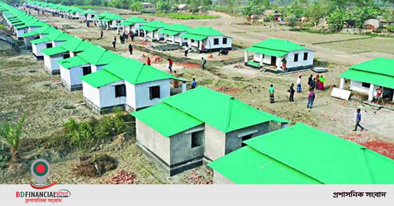 ময়মনসিংহে দ্বিতীয় ধাপে ৬৪৫ পাকাবাড়ি পাচ্ছেন গৃহহীনরা