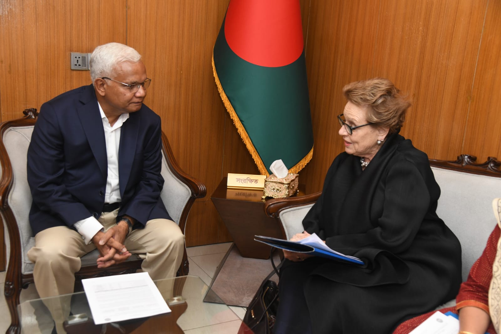 নারী ও শিশুদের কল্যাণে ইউনিসেফের সঙ্গে আলোচনা