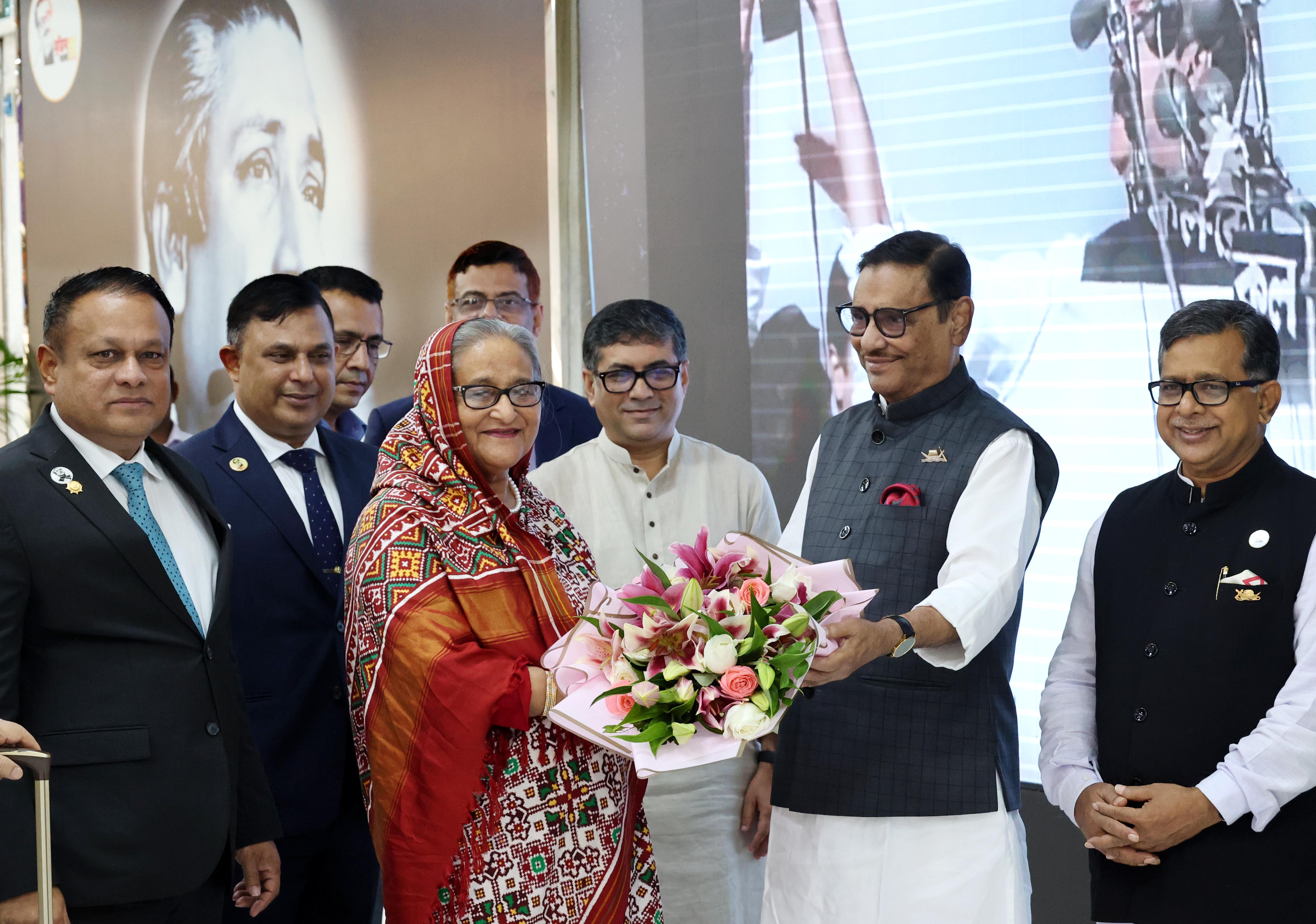 ব্রাসেলস থেকে দেশে ফিরেছেন প্রধানমন্ত্রী