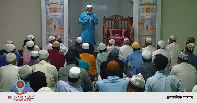 নরসিংদীতে জেলা পুলিশের করোনা সচেতনতায় মসজিদ ভিত্তিক প্রচারণা