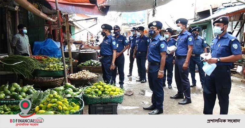 লকডাউনের চতুর্থ দিনে রাঙামাটিতে প্রশাসনের কঠোর নজরদারি