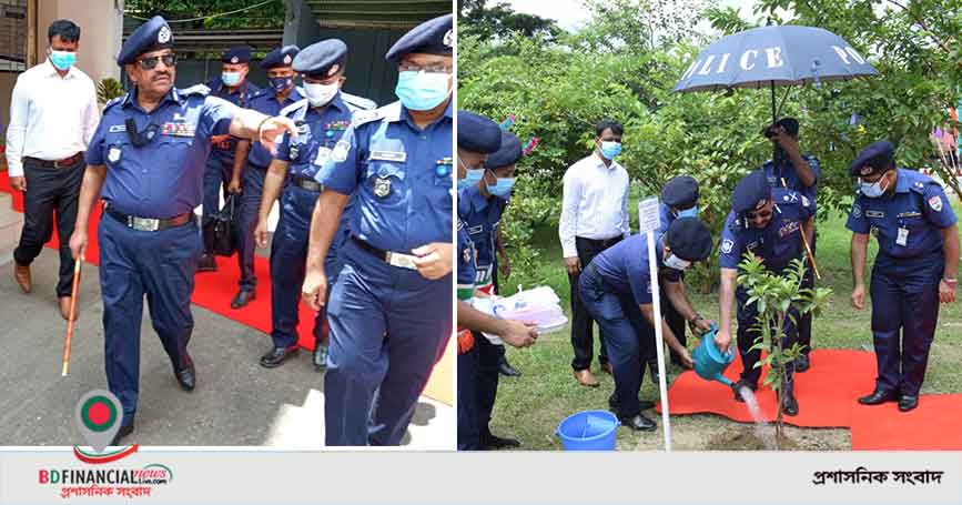 চট্টগ্রাম রেলওয়ে জেলা পরিদর্শন করলেন অ্যাডিশনাল ইন্সপেক্টর জেনারেল দিদার আহম্মদ