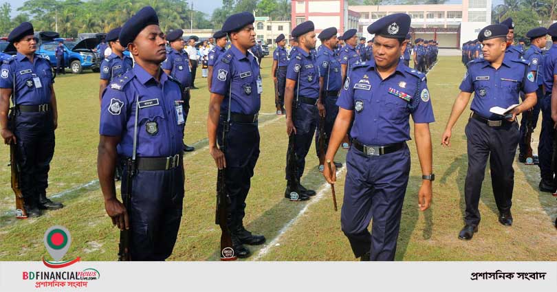 জেলা পুলিশের মাস্টার প্যারেড অনুষ্ঠিত