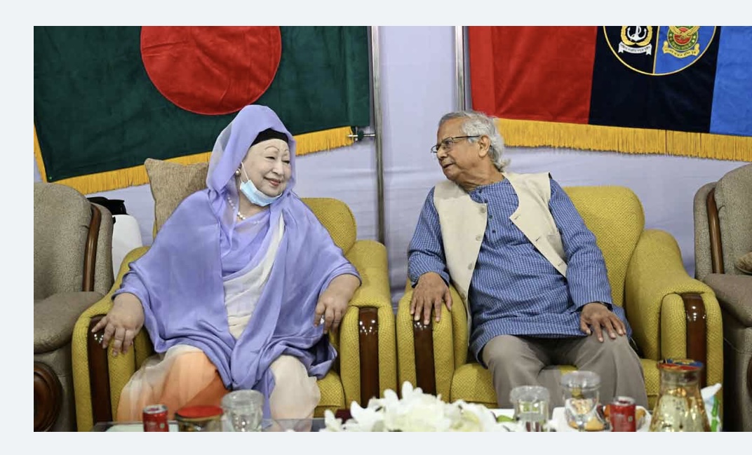 সেনানিবাসে খালেদা জিয়া, প্রধান উপদেষ্টার সঙ্গে একান্ত আলাপ