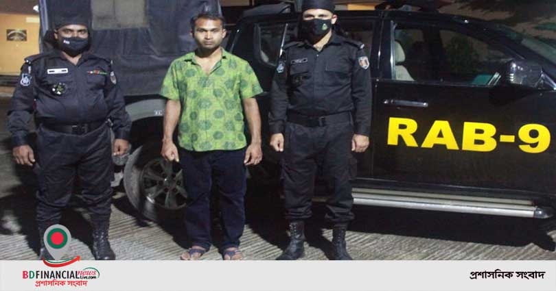 সিলেটে র্যাব ৯ এর অভিযানে এজাহারভূক্ত পলাতক আসামী গ্রেফতার