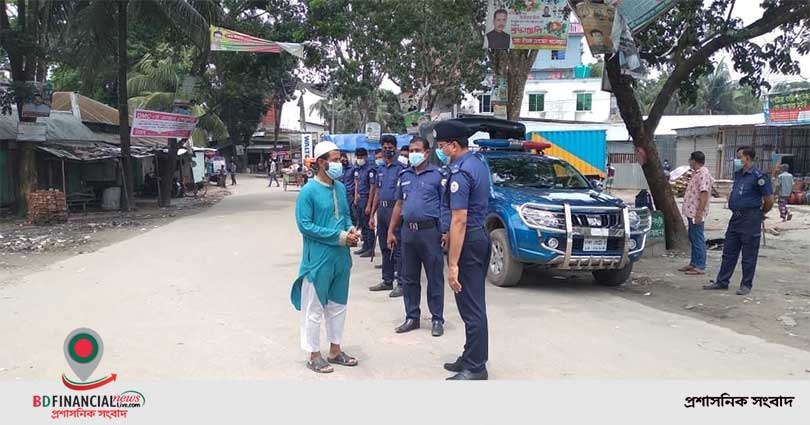 পটুয়াখালীতে চলমান পুলিশের মোবাইল টিম