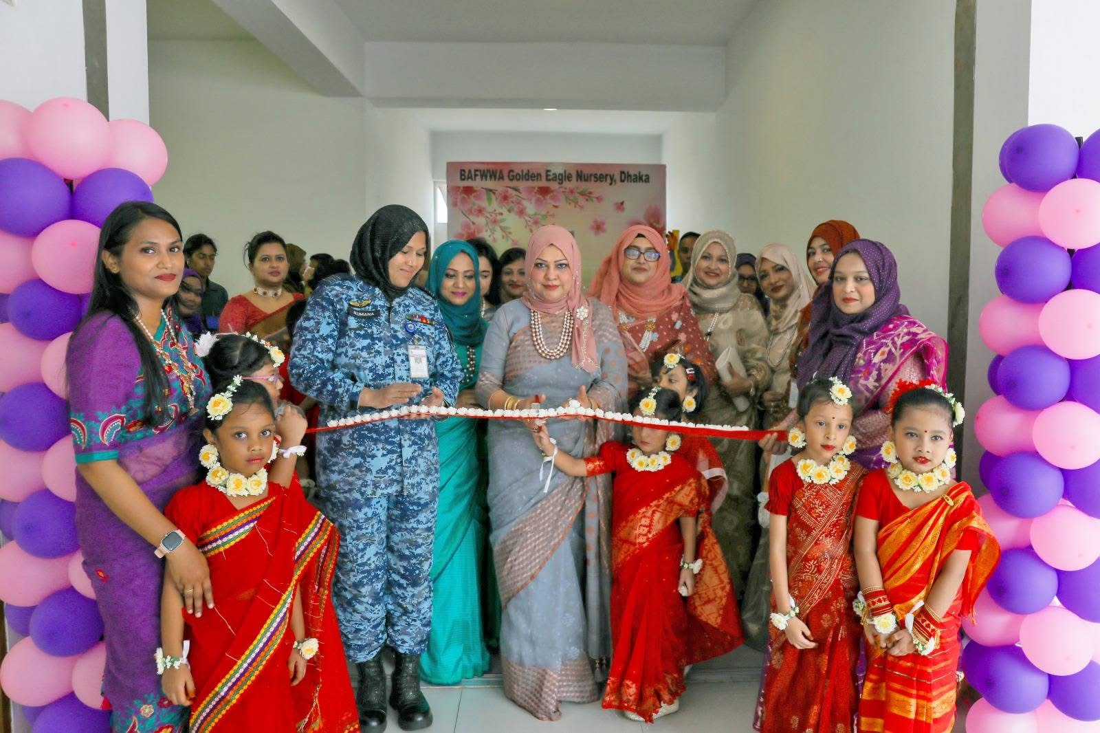 বাফওয়া গোল্ডেন ঈগল নার্সারী, ঢাকা এর তৃতীয় এবং চতুর্থ তলায় পাঠদান কার্যক্রম উদ্বোধন