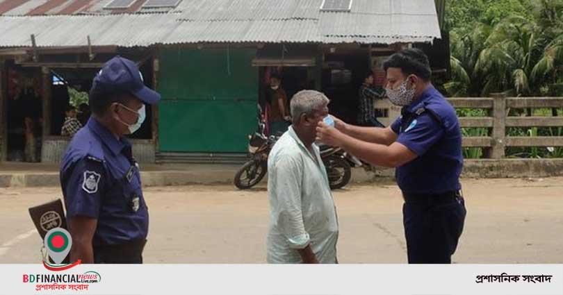 লকডাউন বাস্তবায়নে মাঠে রাঙ্গামাটি জেলা পুলিশ