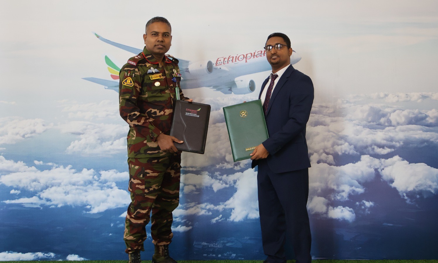 বাংলাদেশ সেনাবাহিনী ও ইথিওপিয়ান এয়ারলাইন্সের মধ্যে সমঝোতা স্বাক্ষর