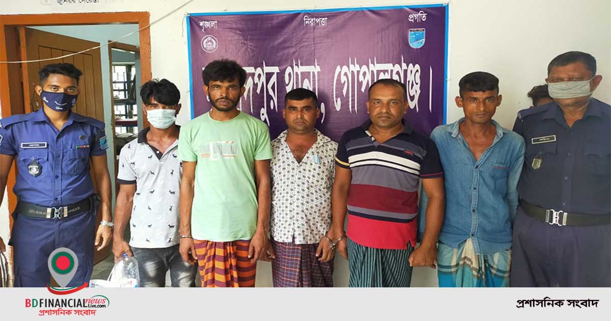 মুকসুদপুরে ৩০ পিচ ইয়াবা সহ ১ জন ও সাজাপ্রাপ্ত ৫ পলাতক  আসামি গ্রেফতার