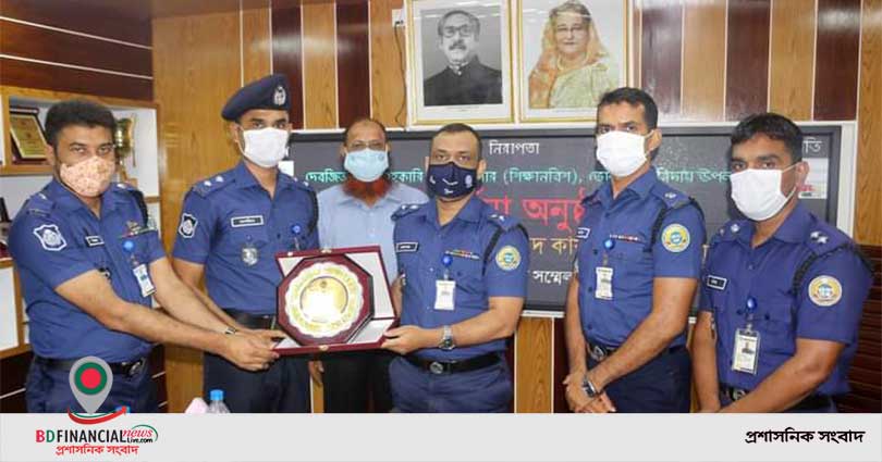 ভোলার সহকারী পুলিশ সুপার দেবজিত পাল এর বদলী জনিত বিদায় সংবর্ধনা অনুষ্ঠিত