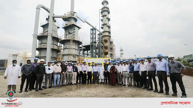 বসুন্ধরা বিটুমিন: বেসরকারি খাতে বাংলাদেশের প্রথম বিটুমিন প্ল্যান্টে এলজিইডি -এর প্রকৌশলীদের আনুষ্ঠানিক পরিদর্শন