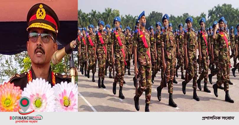 কাদিরাবাদ সেনানিবাসে রিক্রুট ব্যাচের সমাপনী কুচকাওয়াজ অনুষ্ঠিত