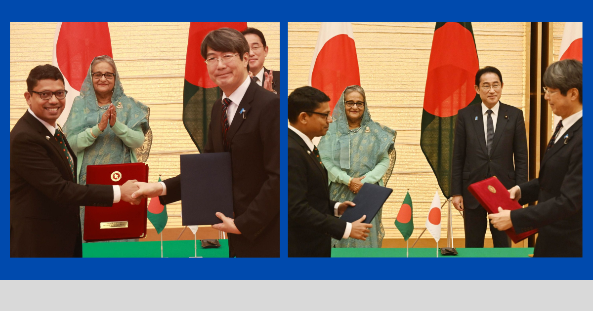 স্মার্ট বাংলাদেশ বিনির্মাণে একযোগে কাজ করবে বাংলাদেশ-জাপান: সহযোগিতা স্মারক সই