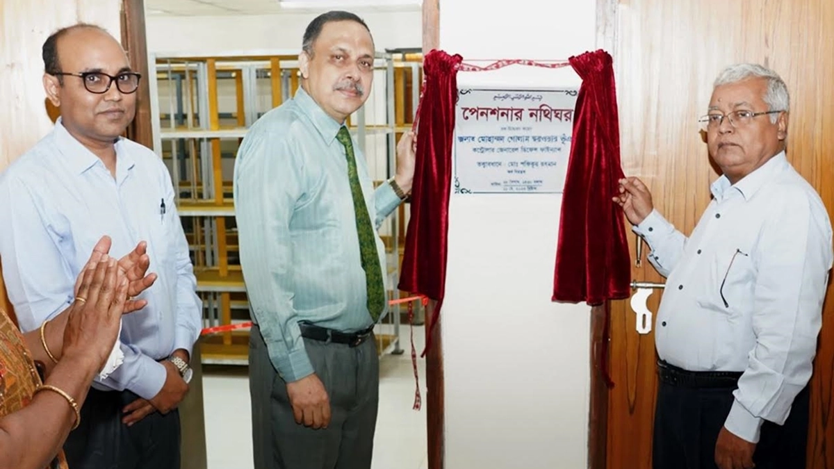 সেনানিবাসে সিভিল কার্যালয়ের পেনশন নথিঘর উদ্বোধন