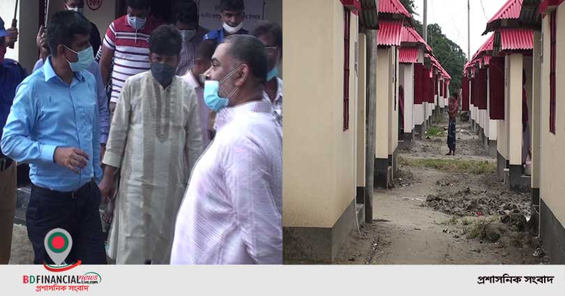 গোপালগঞ্জে প্রধানমন্ত্রীর দেয়া ঘর পরিদর্শণ করেছেন প্রধানমন্ত্রীর কার্যালয়ের পরিচালক