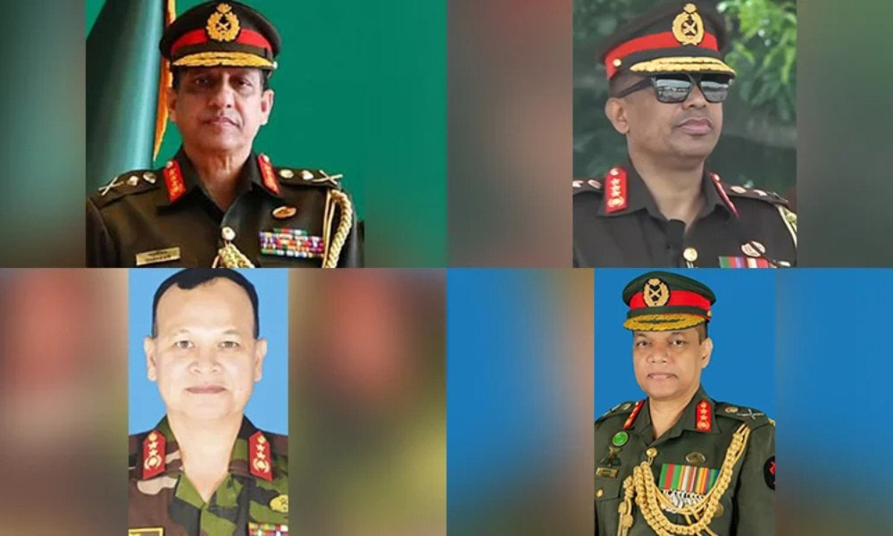 সেনাবাহিনীর আরো ৬ পদে রদবদল