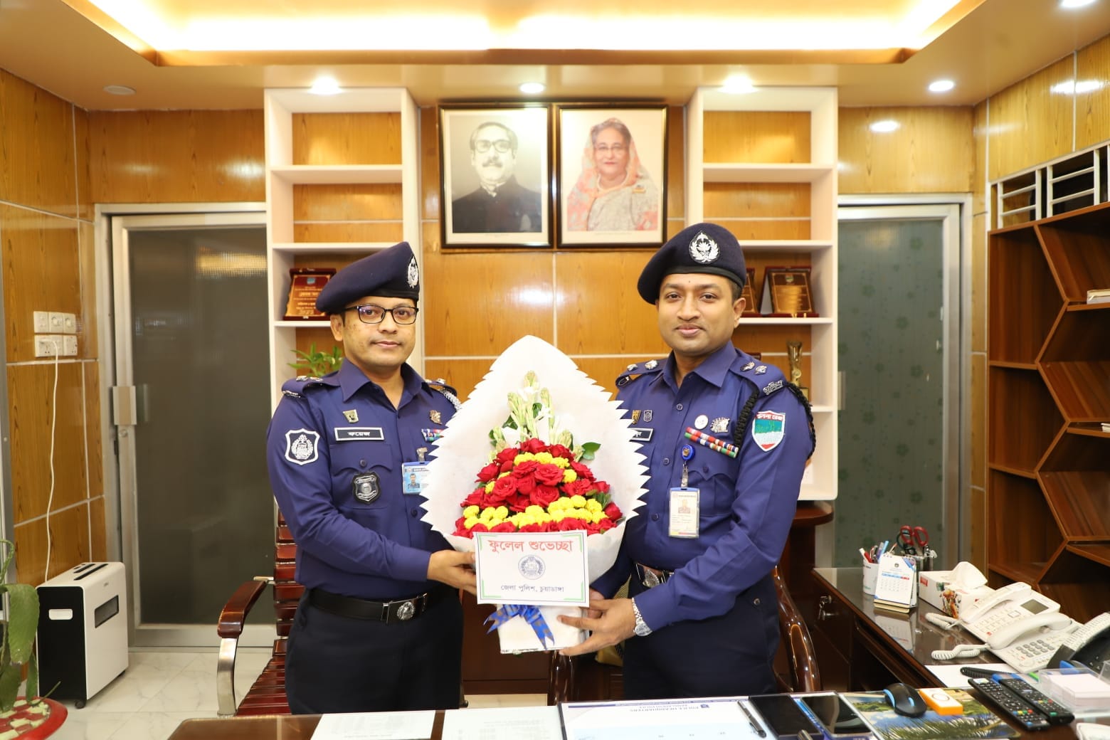 পুলিশ সুপার হিসেবে চুয়াডাঙ্গা জেলা পুলিশে আর এম ফয়জুর রহমানের যোগদান