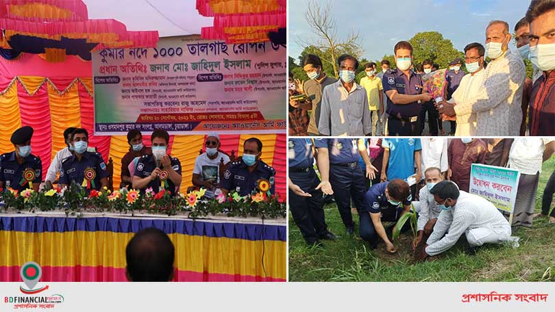 "বজ্রপাত জনিত মৃত্যুর হার কমানোর প্রধান সহায়ক হল তালগাছ": এসপি জাহিদুল ইসলাম