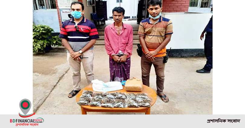 যশোরের ০১ মাদক ব্যবসায়ী ০২ কেজি গাঁজাসহ গ্রেফতার নড়াইলে