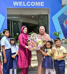 ডা. জুবাইদা রহমান কর্তৃক বাংলাদেশ বিমান বাহিনী পরিচালিত বিশেষায়িত শিশুদের স্কুল ‘ব্লু স্কাই’ পরিদর্শন