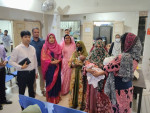 জেলা প্রশাসক, বরগুনা কর্তৃক বরগুনা পৌরসভা টিকাকেন্দ্র পরিদর্শন