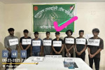 কাশিয়ানীতে কিশোর গ্যাং ‘ডেমন বয়েজ’ গ্রুপের ৮ সদস্য গ্রেফতার