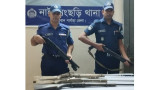 নাইক্ষ্যংছড়িতে পুলিশের অভিযানে ৩ গাদা বন্দুক উদ্ধার