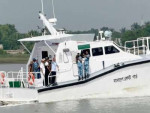 মোংলায় নৌঘাটিতে পৌঁছেছেন প্রধানমন্ত্রী