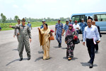 সরকারের মাননীয় মন্ত্রী, প্রতিমন্ত্রী ও বিমান বাহিনী প্রধান কর্তৃক বগুড়া এয়ারফিল্ড ও সংশ্লিষ্ট এলাকা পরিদর্শন