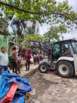 উত্তরা ও নিকুঞ্জে ডিএনসিসির উচ্ছেদ অভিযান, তিন শতাধিক দোকান অপসারণ