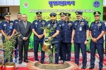 সম্মানিত বিমান বাহিনী প্রধান কর্তৃক বাংলাদেশ সেন্টার ফর এয়ার অ্যান্ড স্পেস পাওয়ার স্টাডিজ (BCASPS) ভবন উদ্বোধন