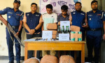 আশুগঞ্জে প্রাইভেট কারে অস্ত্র, মাদকসহ গ্রেপ্তার ২